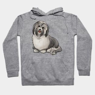 Dog - Havanese Dog - Silver Hoodie